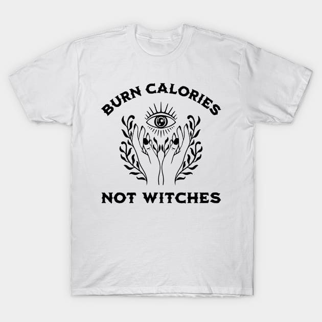 Funny Witch Pagan Workout Sport Gym Weight Loss T-Shirt by StudioGJ